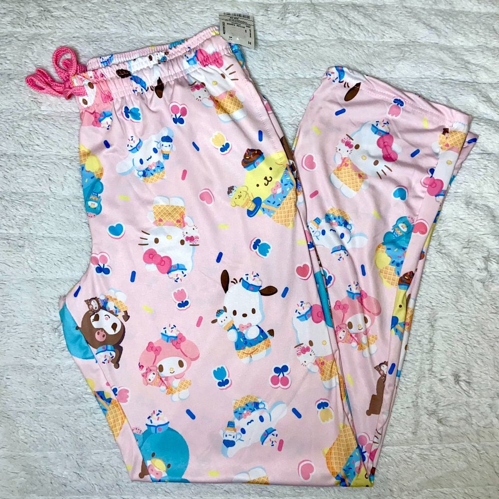NEW! Hello Kitty & Friends Pajama Pants  -  Women's Size Medium
